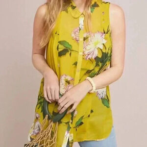 Maeve Duchess Floral Tank Blouse